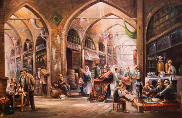 The Grand Bazaar of Isfahan